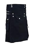 falda escocesa hombre disfraz  SHYNE KILTS U.K - Falda - falda escocesa - Hombre negro negro 107 cm