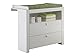 Furnline Olivia Nursery Furniture Room Set, Wood, White, 3-Piece