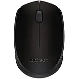Logitech B170 Wireless Mouse, 2.4 GHz with USB Nano Receiver, Optical Tracking, 12-Months Battery Life, Ambidextrous, PC/Mac/Laptop - Black