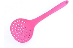 ‎KOCHBLUME Kochblume Schaumlöffel | Premium-Silikon | Hitzebeständig | Spülmaschinenfest | 30cm | Farbe: pink