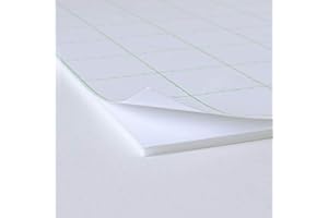 BOXES AND BOARD INTERNATIONAL LIMITED A4 White Self-Adhesive Foamboard – 5mm Thick – Craft Mounting Board for Signs, Displays & Artwork (10 Sheets)