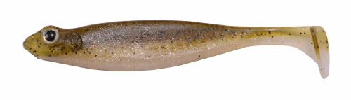 MegabassSoft Lure Vios Mineral Hazedong Shad 3 Inches Green Pumpkin Shad (1879)