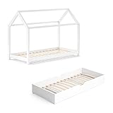  Maße: 208 x 96,6 x 155 cm (LxBxH), Liegefläche 90 x 200cm, Bettschublade: 199 x 25 x 93,2 cm (BxHxT)