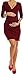 Zeta Ville - Women's Maternity Wrap Nursing V-neck Dress Pockets UK 8-20 - 236c (Crimson, 10)