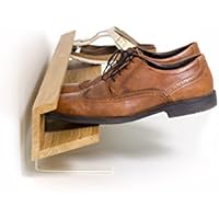 Laufender Meter - Design Schuhregal, aus Holz, für Wand- oder Halter-Montage