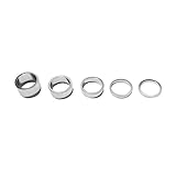 5PCS New Quality Alloy Silver Headset Spacers 1 1/8