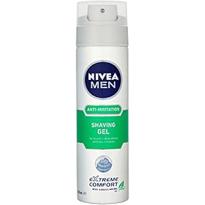Nivea Men Extreme Comfort Anti-Irritation Shaving Gel for Men, 200 ml, Pack of 6