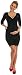 Happy Mama. Women's Maternity Jersey Tulip Dress Easy Breastfeeding S-4XL. 236p (Black, UK 16, XXL)