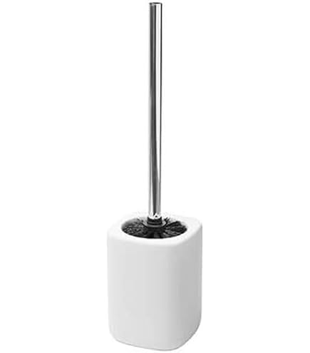 Porta Scopino In Ceramica E Legno – Serie Twin, Colore Sabbia, Design Moderno Per Cucina