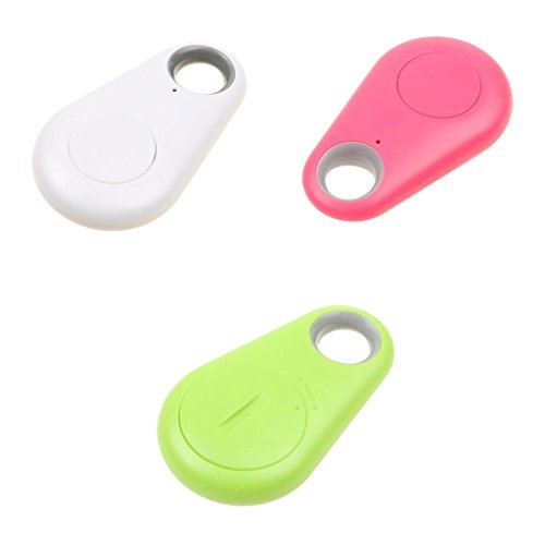 Gazechimp Lot de 3pcs GPS Traceur Finder Smart Bluetooth Tracker d'Activité Localisateur Clé d'Alarme Anti-perte pour Animal Enfant Sac Voiture
