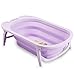 Produktbild L@LILI Baby Bad Barrel Badewanne Universal Faltbare Neugeborenen Baby Wanne kann sitzen Kind Kind Bad Fass großen Raum Badezimmer Armaturen sitzen,A