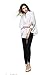 Roshe's Boutique Women's Boyfriend Baggy Pure White Shirt