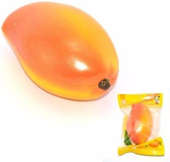 1pcs Jumbo Colossal Squishy Strawberry Cream Scented Slow Rising Baby Toys (mango)