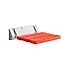 Produktbild Mjb ABS rutschfeste Bad-Badehocker Wand-Klappstuhl ältere/Schwangere Frauen/behinderte Schuhe Schuhbad sicherer Sitzhocker max. 180kg (rot)
