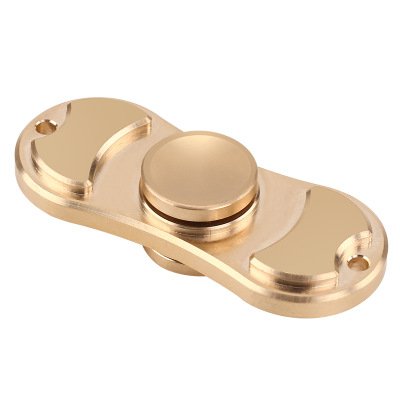 POMES Fidget Hand Spinner Toys Release Stress and Killing Time for Adults and Kids (Gold)