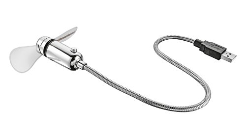 Trust USB mini-Lüfter mit LED-Leuchten silber - 3