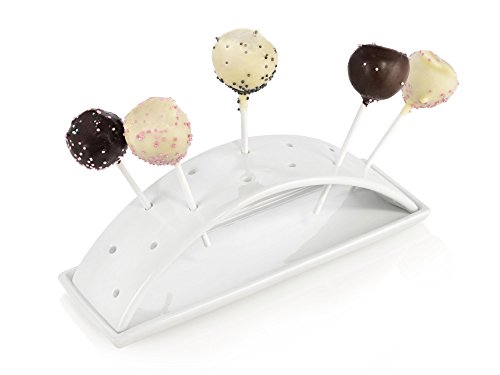 Cake Pop Halter von Gusta für 14 Cake Pops Porzellan Kuchen Lollie Halterung