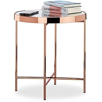 Invicta Interior Stylischer Design Beistelltisch Orbit 55cm Kupfer