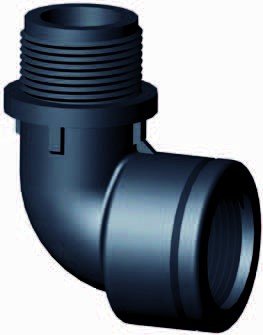 PP Winkel Innengewinde 3/4" x Aussengewinde 3/4"