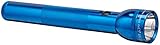 Spritzwassergeschützt (IPX4) Mag-Lite ST3D015 3D-Cell Hochleistungs-LED Stab-Taschenlampe, 168 Lumen, 31,5 cm blau für 3 Mono-Batterien, Aluminium, 31.5 x 5.7 x 5.7 cm
