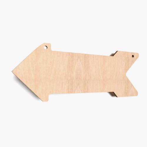 2x Holzpfeile, Malen, Basteln, Aufhängen,Hinweisschild, Naturholz, Schild, Wegbeschreibung,Dekoration, Handwerk