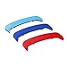 Produktbild Maiqiken 1x Set 3D M Style Auto Frontgrill Einsatz Trim Streifen Grill Abdeckung Dekoration Für 3 Ser E46 316i 318i 320i 325i 328i 330i 323i 2002-2005(11 Stäbe nur kleine Achse)