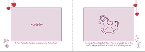 Geschenk zur Geburt für Geschwister: „Endlich große Schwester“ + „Hallo, kleine Schwester“ (Erinnerungs-/Foto-Album,Öko, Recycling-Papier) - 4