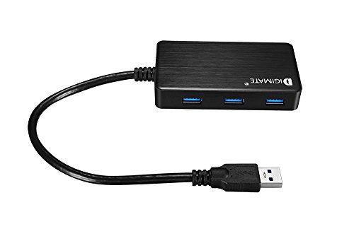 Digimate® DM-0006 7-Port USB 3.0 HUB mit Netzteil | Stromversorgung über 5V Netzteil | Ideal zur erweiterung der USB-Ports an Laptops, Ultrabooks und Tablet-PCs - 5