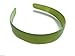 2.5 cm Wide Coloured Plastic Headband Hair Band Alice Band with Teeth (Green)
