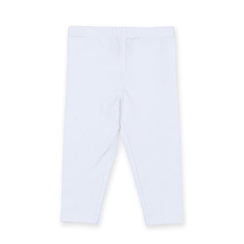 Larkwood Baby Girl Plain Leggings (6-12) (White)