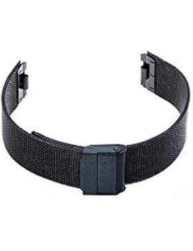 Uhrenarmband für Skagen 233LTMB XL- Edelstahl PVD schwarz Milanaise Ersatzband