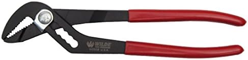 Wilde Tool G253.B Water Pump Angle Nose Slip Joint Pliers with Black Oxide Finish, 10 inch