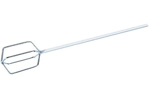 DFL Miscelatore A Frusta D.10X55 In Acciaio Zincato. Per Liquidi Ad Alta Densità.