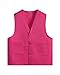 Produktbild PengGengA Unisex Restaurant Arbeitskleidung Weste Herren Hotel Freiwillige Tops Rose M