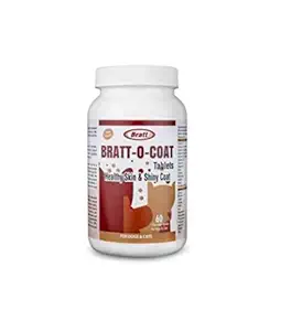 Bratt BRATT-O-Coat Tablets for Dogs and Cats (60 Tablets)