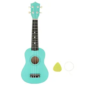 Drunkers 21 Hawaii Ukulele Mini 4 Strings Guitar for Kids Beginners Turquoise (57029846DRS)