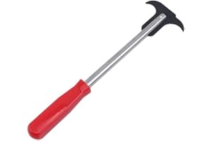 BTMIEY 12" Seal Puller Tool Removal Puller Double Head Oil Seal Screwdriver Wrench Puller for Cars, SUVs and Light Trucks (Red)