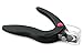 LBC Professional Nail Tip Cutter for false nails - Triple Cut - Black, ABS/Stainless Steel - Collection container