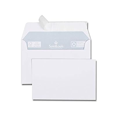 GPV Kit de 20 cartes de visites et 20 enveloppes, blanc envelop...