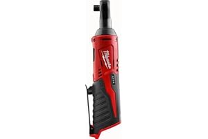 Milwaukee 2457-20 M12 sladdlös 3/8" subkompakt 30 m Lbs 250 varv/min spärrhake med variabel hastighetsavtryckare (batteri ingår inte, endast elverktyg)