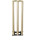 SanR Cricket Wooden Spring Back Stump Set