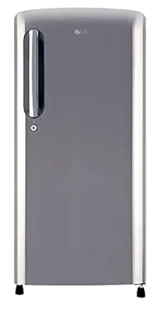 LG 190 L 4 Star Inverter Direct-Cool Single Door Refrigerator (GL-B201APZY, Shiny Steel)