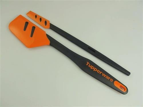 TUPPERWARE Griffbereit Top-Schaber schwarz-orange D167 + Kleiner Top-Schaber D78 - 4