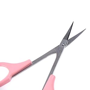 Welecom Curved Craft Scissors For Eyebrow Eyelash Extensions Stainless Steel-With Protective Case - Image 7