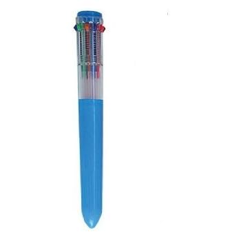 pen colour ballpoint pack retractable multi multicolour assorted blister jumbo colours