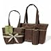 Baby Bucket 4 Piece Diaper Bag Set - Brown & Sage RS.1475.00