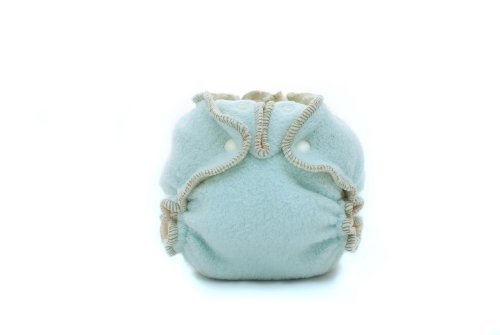 Kissaluvs Cotton Fleece Fitted Diaper, Sky Blue, 0 - Newborn 5-15lbs Color: Sky Blue Size: 0 - Newborn 5-15lbs Infant, Baby, Child