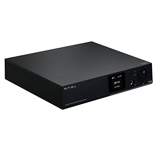 Preisvergleich Produktbild SMSL A8 HIFI Audio Digital Verstärker DAC und Kopfhörerverstärker Verwendet Neueste XMOS-Lösung und ICEpower 125Wx2-Modul und AK4490 Digital Analog Wandler, unterstützt PCM 768khz DSD512