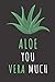 Produktbild Aloe You Vera Much: Funny Aloe Vera Gift ~ Lined Notebook