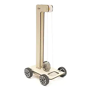 Leoie Gravity Car Primary Secondary School Science Kit Small Production DIY Physical Labor Class Materials Set